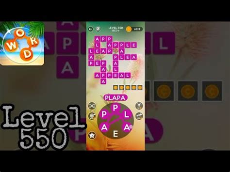 Wordscapes Level 550 Gameplay (No Commentary) .